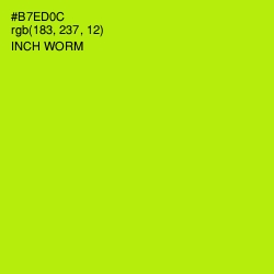 #B7ED0C - Inch Worm Color Image