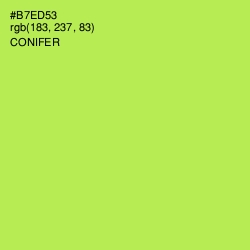 #B7ED53 - Conifer Color Image