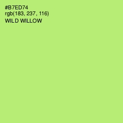 #B7ED74 - Wild Willow Color Image