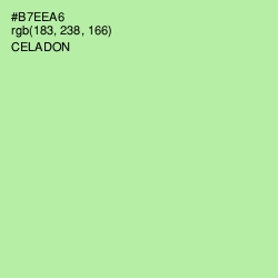 #B7EEA6 - Celadon Color Image