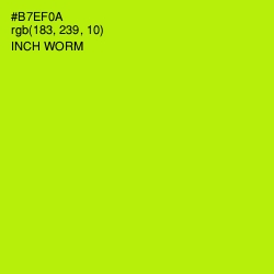 #B7EF0A - Inch Worm Color Image