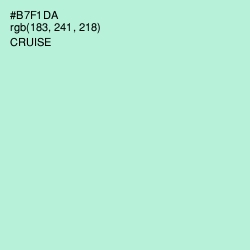 #B7F1DA - Cruise Color Image