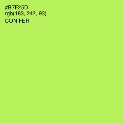 #B7F25D - Conifer Color Image