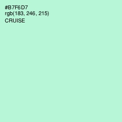 #B7F6D7 - Cruise Color Image