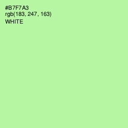 #B7F7A3 - Celadon Color Image