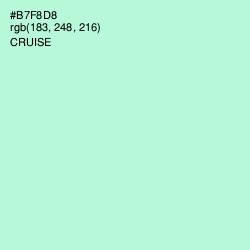#B7F8D8 - Cruise Color Image