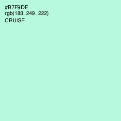 #B7F9DE - Cruise Color Image