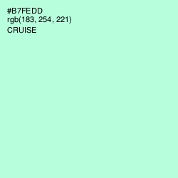 #B7FEDD - Cruise Color Image