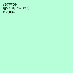 #B7FFD9 - Cruise Color Image