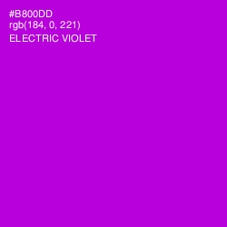 #B800DD - Electric Violet Color Image