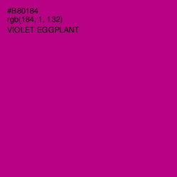 #B80184 - Violet Eggplant Color Image