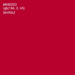 #B8022D - Shiraz Color Image