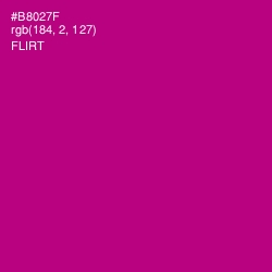 #B8027F - Flirt Color Image