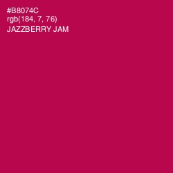 #B8074C - Jazzberry Jam Color Image