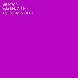 #B807C2 - Electric Violet Color Image