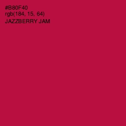 #B80F40 - Jazzberry Jam Color Image