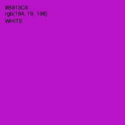 #B813C6 - Electric Violet Color Image