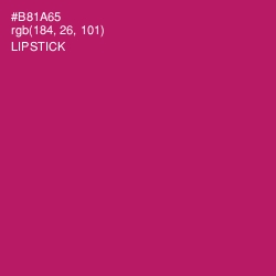 #B81A65 - Lipstick Color Image