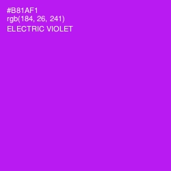 #B81AF1 - Electric Violet Color Image