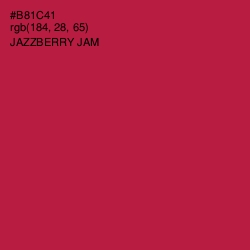 #B81C41 - Jazzberry Jam Color Image