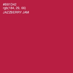 #B81D42 - Jazzberry Jam Color Image