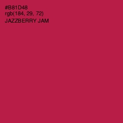 #B81D48 - Jazzberry Jam Color Image