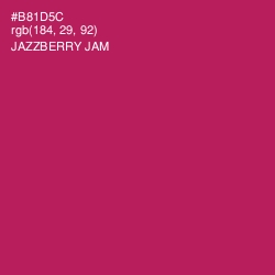 #B81D5C - Jazzberry Jam Color Image