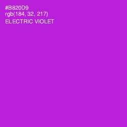 #B820D9 - Electric Violet Color Image