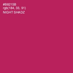 #B8215B - Night Shadz Color Image