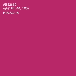 #B82869 - Hibiscus Color Image