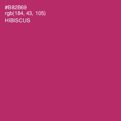 #B82B69 - Hibiscus Color Image