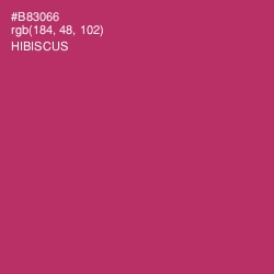 #B83066 - Hibiscus Color Image