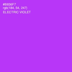 #B836F7 - Electric Violet Color Image