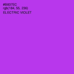 #B837EC - Electric Violet Color Image