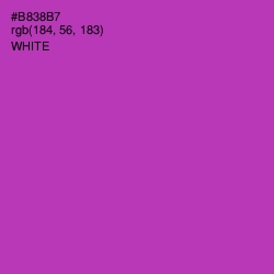 #B838B7 - Medium Red Violet Color Image