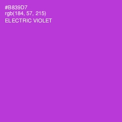 #B839D7 - Electric Violet Color Image