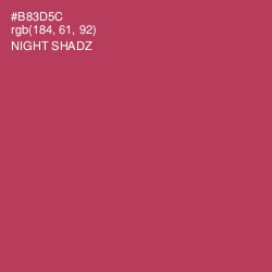 #B83D5C - Night Shadz Color Image