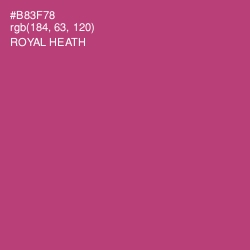 #B83F78 - Royal Heath Color Image