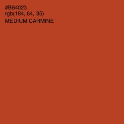 #B84023 - Medium Carmine Color Image