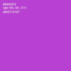 #B840D3 - Amethyst Color Image