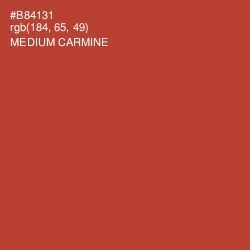 #B84131 - Medium Carmine Color Image