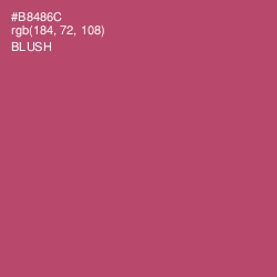 #B8486C - Blush Color Image