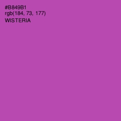 #B849B1 - Wisteria Color Image