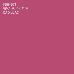 #B84B71 - Cadillac Color Image