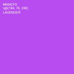 #B84CF0 - Lavender Color Image