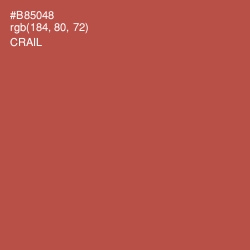 #B85048 - Crail Color Image