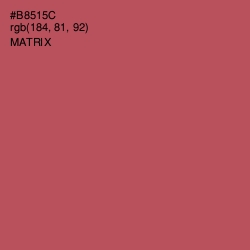 #B8515C - Matrix Color Image