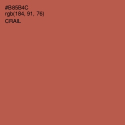 #B85B4C - Crail Color Image