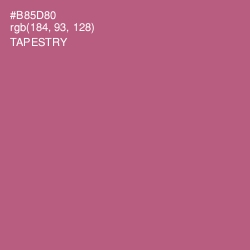 #B85D80 - Tapestry Color Image