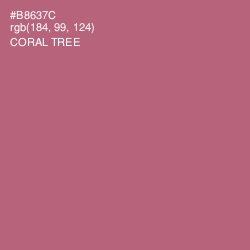 #B8637C - Coral Tree Color Image